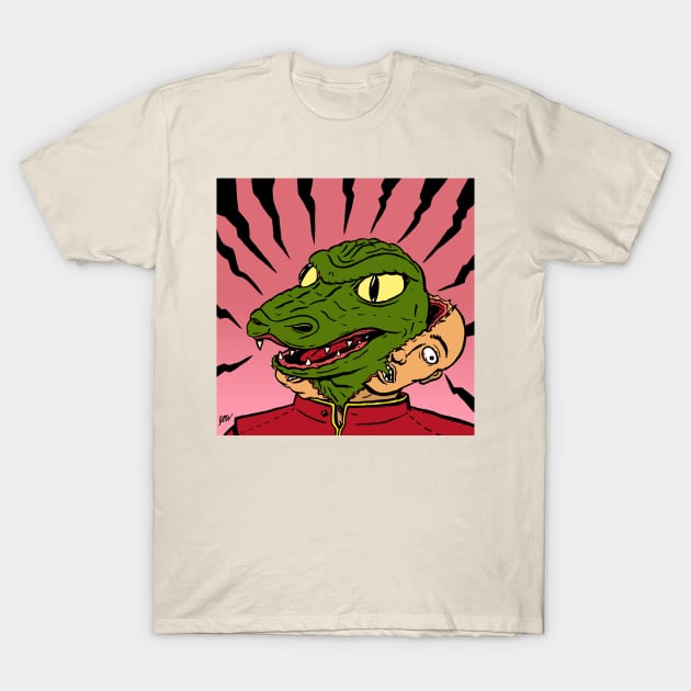 Reptile Alien Invasion T-Shirt by jareddweiss